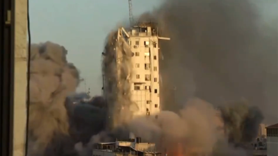 İsrail Gazze’de çok katlı bir binayı daha vurdu