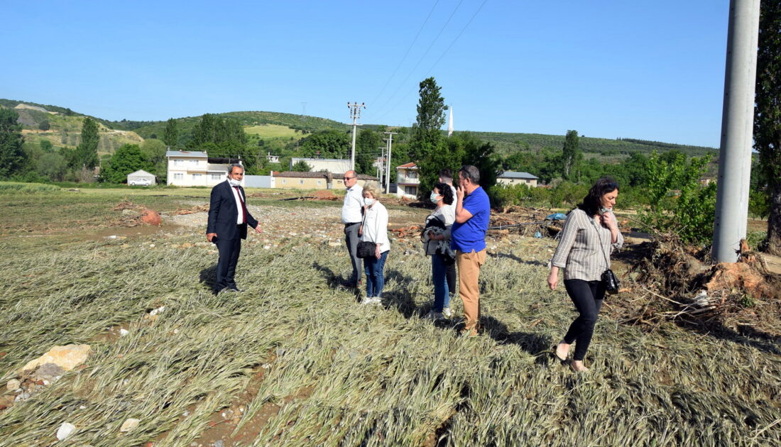 CHP Bursa İl Başkanı Karaca’dan sel mağdurlarına ziyaret