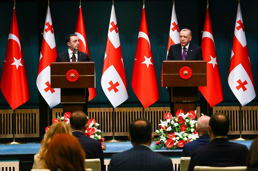 Cumhurbaşkanı Erdoğan ile Gürcistan Başbakanı’ndan ortak açıklama