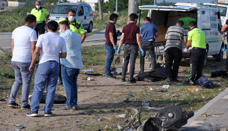 Bursa’da otomobille motosiklet kafa kafaya çarpıştı: 1 ölü