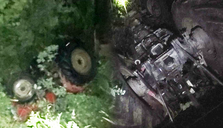 Bursa’da devrilen traktörünün altında kalan sürücü hayatını kaybetti