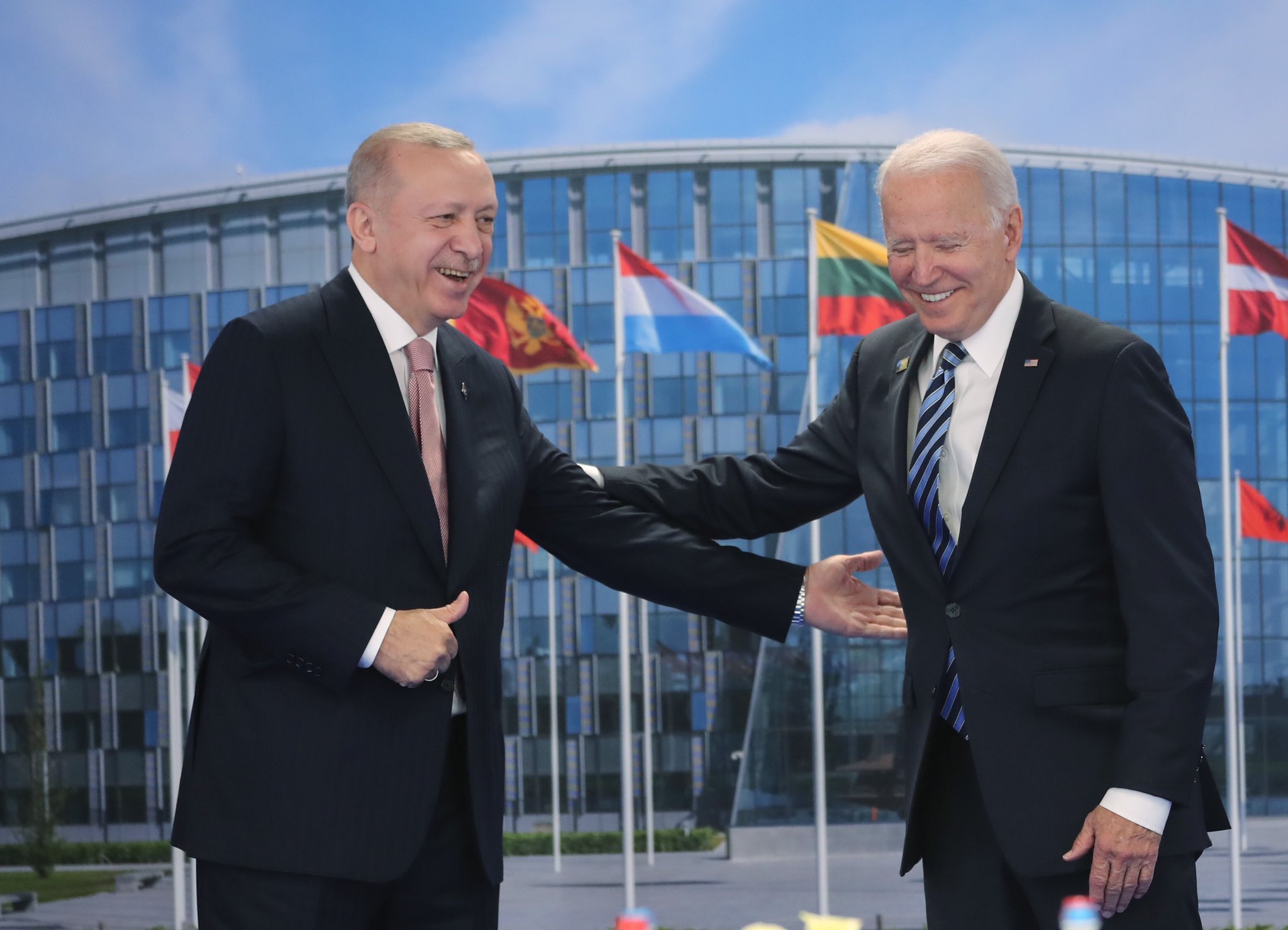 Cumhurbaşkanı Erdoğan, Biden’la görüştü