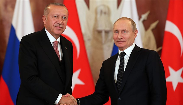 Cumhurbaşkanı Erdoğan Putin’le görüştü