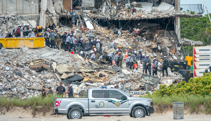 Florida’da çöken binada can kaybı 16’ya yükseldi