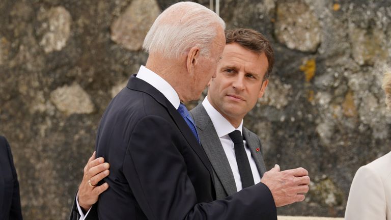 Macron: İstekli bir ABD Başkanı olması harika