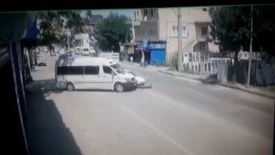 Bursa’da dikkatsiz sürücü kazaya davetiye çıkardı