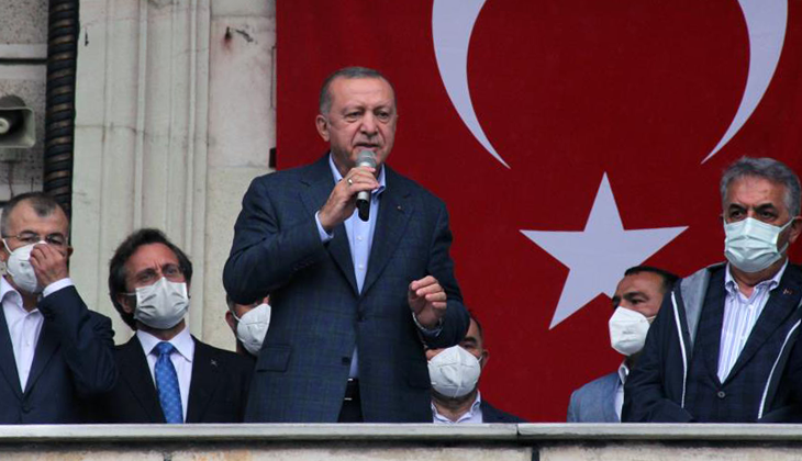 Cumhurbaşkanı Erdoğan: Biz çok daha büyük felaketlerin altından kalktık