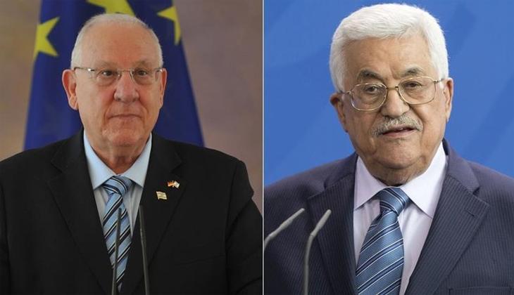 Filistin Devlet Başkanı Abbas, İsrail Cumhurbaşkanı Rivlin ile görüştü