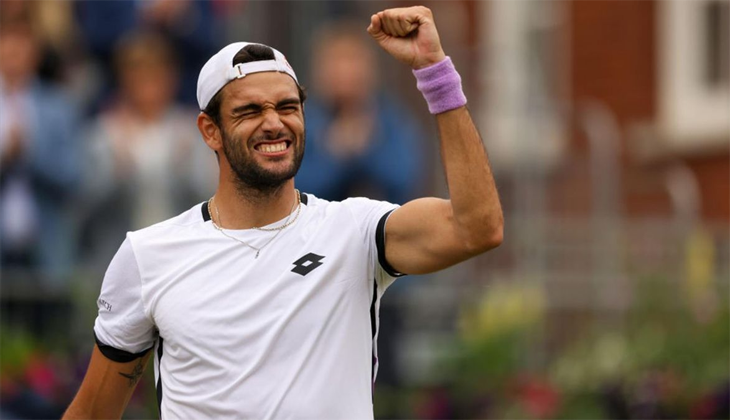 Wimbledon’da tek erkeklerde ilk finalist Berrettini
