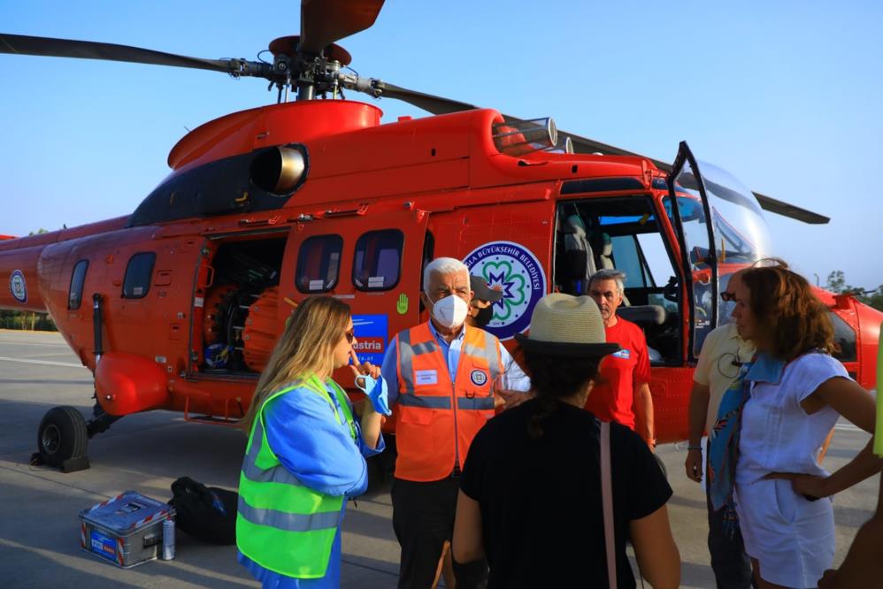 Muğla Büyükşehir 4,5 ton kapasiteli helikopter getirdi