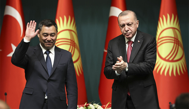 Kırgızistan Cumhurbaşkanı Caparov ile Erdoğan telefonda görüştü
