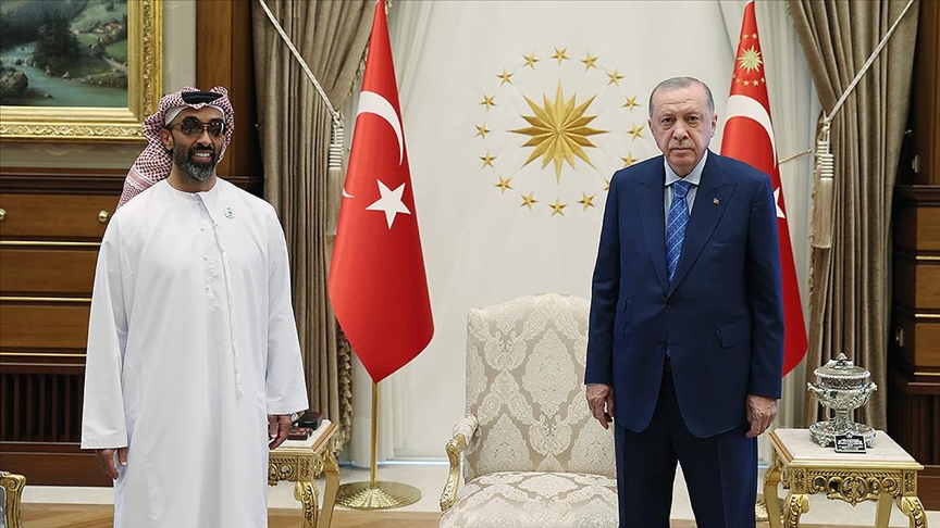 Cumhurbaşkanı Erdoğan, BAE Ulusal Güvenlik Danışmanını kabul etti