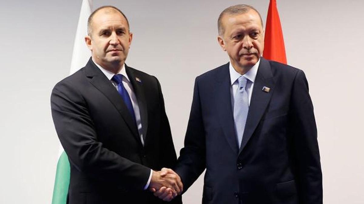 Cumhurbaşkanı Erdoğan, Bulgaristan Cumhurbaşkanı Radev ile görüştü