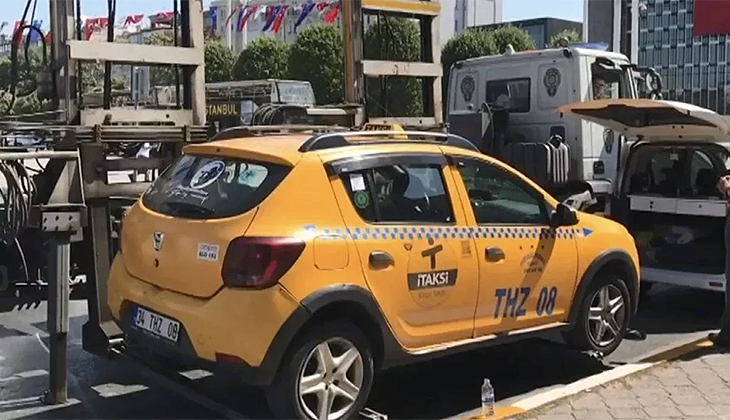 1 km’lik yol için 200 TL isteyen taksicinin belgesi iptal edildi