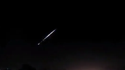 Atmosfere giren meteor 12 saniye boyunca kayıt altına alındı