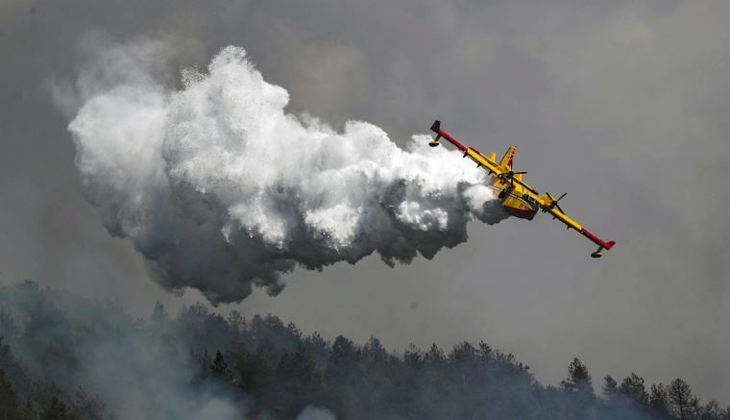 Yangın söndürme uçağını engelleyen jetski hakkında soruşturma