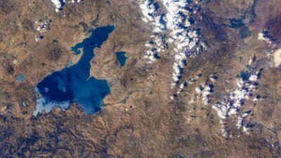 Çinli astronottan Van Gölü paylaşımı