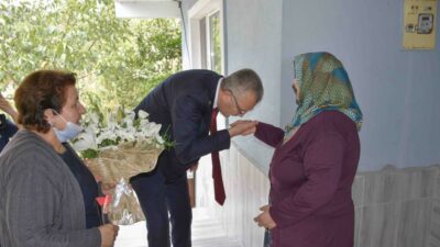 Başkan Özkan’dan şehit ailesine ziyaret