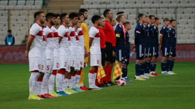 Bursa’da oynanan Türkiye-İskoçya maçında kazanan çıkmadı