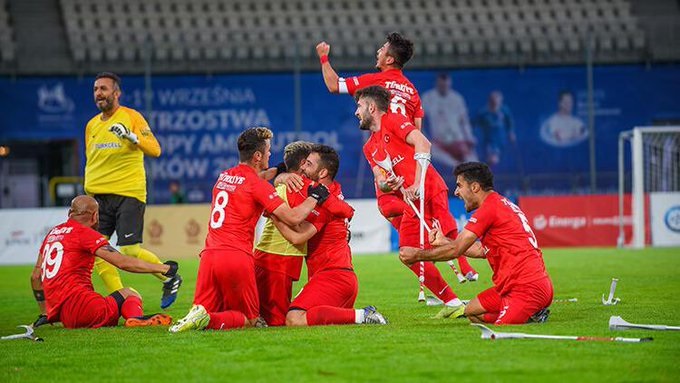 Türkiye Ampute Futbol Milli Takımı Avrupa şampiyonu oldu!