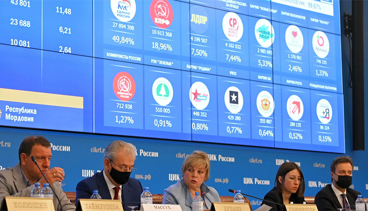 Rusya’daki Duma seçimleri sonucunda partilerin yeni koltuk dağılımı belli oldu