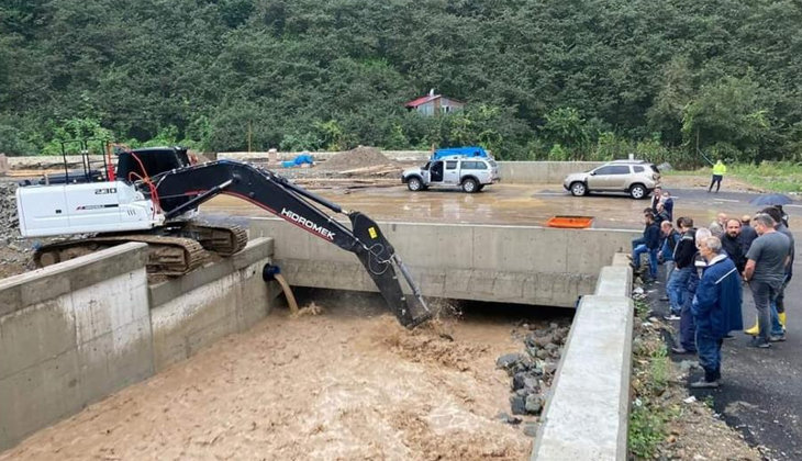 Giresun’da eğitim-öğretime bir gün sel engeli