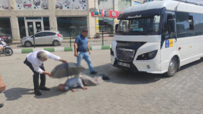 Bursa’da minibüs yaşlı adama çarptı!