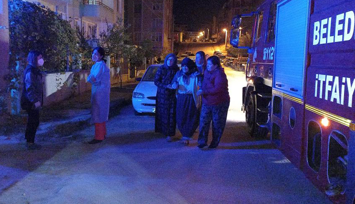 Yangın merdiveninin kilitli olduğu binada can pazarı