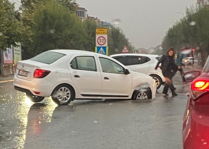 Trakya’da aşırı yağışlar sel getirdi…