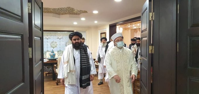Diyanet İşleri Başkanı Erbaş, Taliban heyetini ağırladı Diyanet İşleri Başkanı Erbaş, Taliban heyetini ağırladı