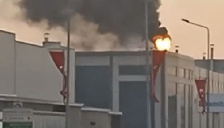 Bursa’da tekstil fabrikasında yangın