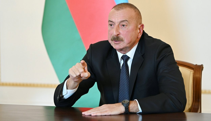 Aliyev: Ermenistan sınırına giden demiryolunun inşasını 2023’ün sonuna kadar tamamlamayı planlıyoruz