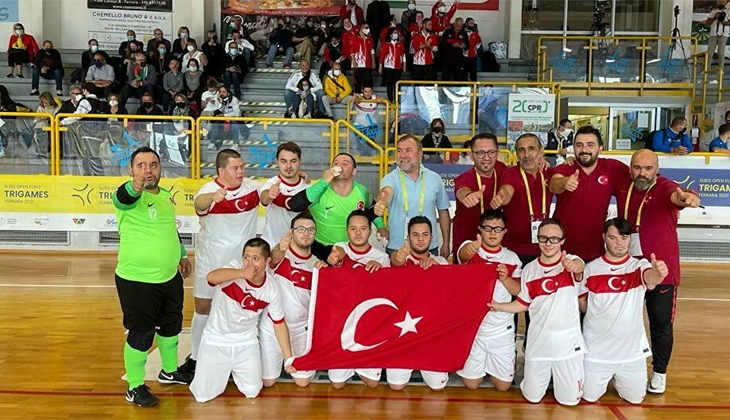 Türkiye Down Sendromlular Futsal Milli Takımı, Avrupa şampiyonu oldu