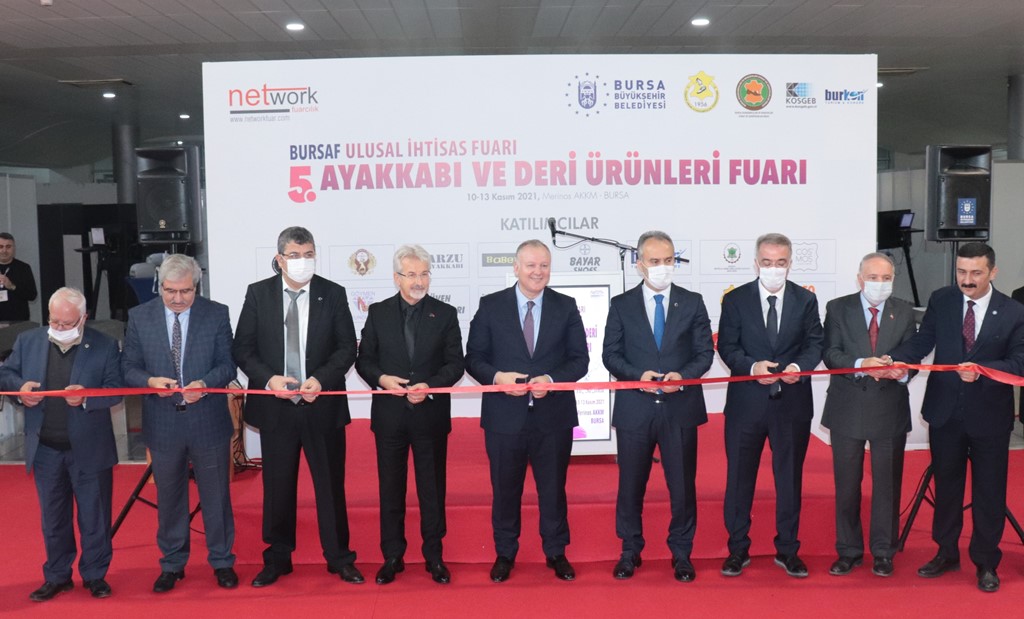 BURSAF 5. Ayakkabı Fuarı kapılarını açtı