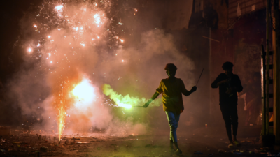 Diwali Işık Festivali renkli görüntülere sahne oldu
