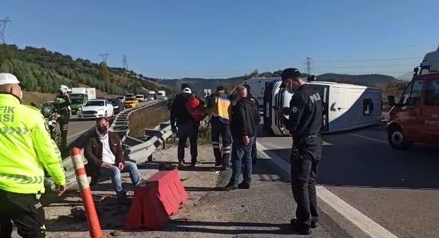 Bursa’da çevre yolundaki kazada can pazarı: 10 yaralı