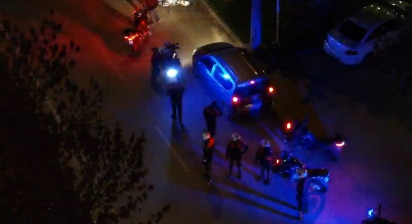 Bursa’da ”drone” destekli asayiş uygulaması