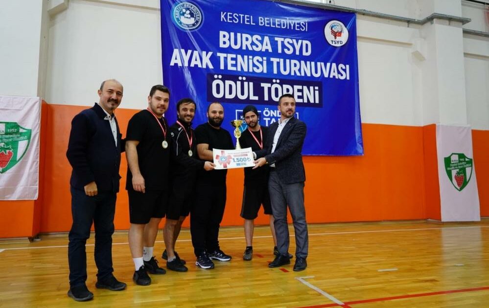 Kestel Belediyesi TSYD Ayak Tenisi Kupası’nda şampiyon belli oldu