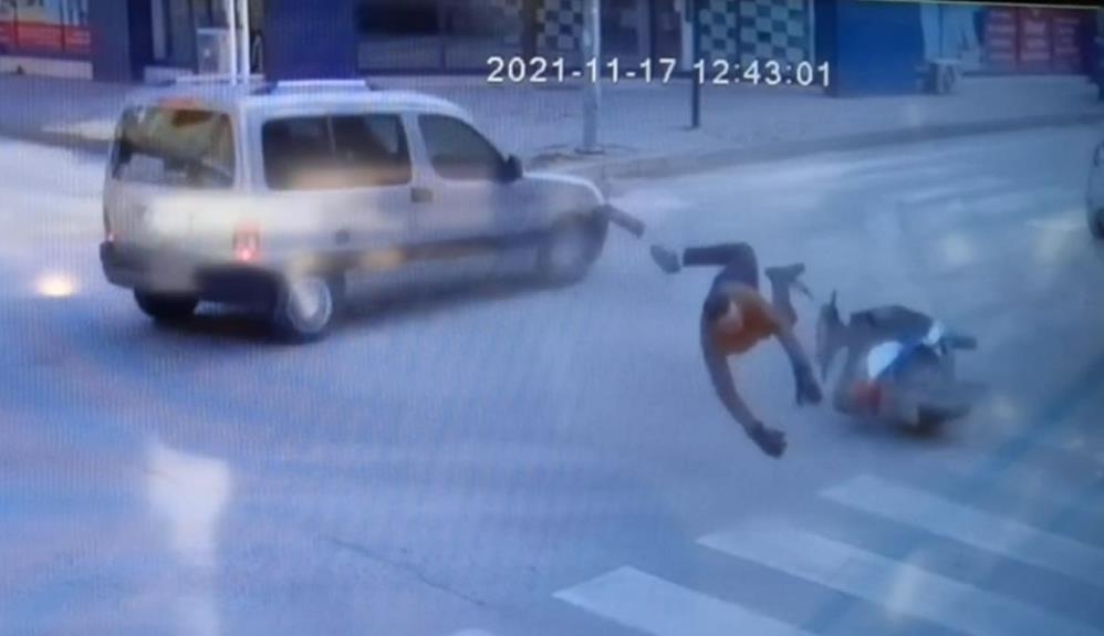 Bursa’da kaza yapan bisiklet sürücüsü havaya uçtu