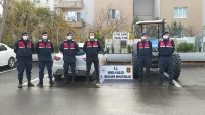 Bursa’da ‘traktör’ operasyonu… 4 kişi yakalandı!
