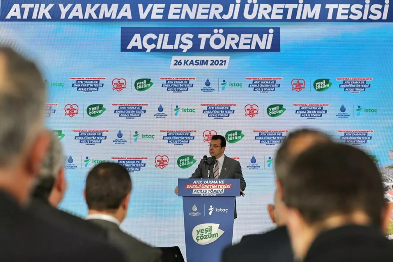 İmamoğlu: Avrupa’nın en büyük, Türkiye’nin ilk katı atıktan enerji üreten tesisini açtık