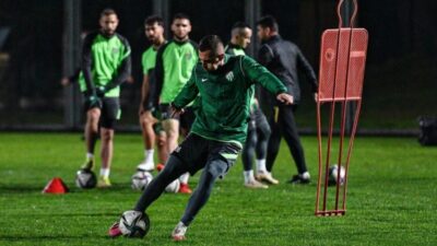 Bursaspor İstanbulspor maçı hazırlıklarını tamamladı