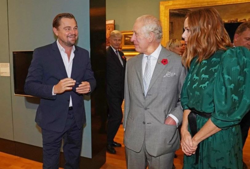 DiCaprio ve Prens Charles İklim Konferansı’nda tanıştı
