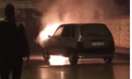 Bursa’da panik! Seyir halindeki otomobil alev aldı…