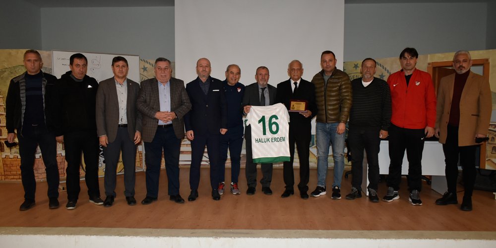 Bursaspor’dan eski futbolcusu Haluk Erdem’e ziyaret