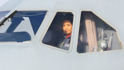 15 tonluk CASA’yı kanatlandıran kadın pilot: Yarbay Mesude Küçük