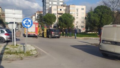 Bursa’da feci kaza! İmdadına itfaiye koştu