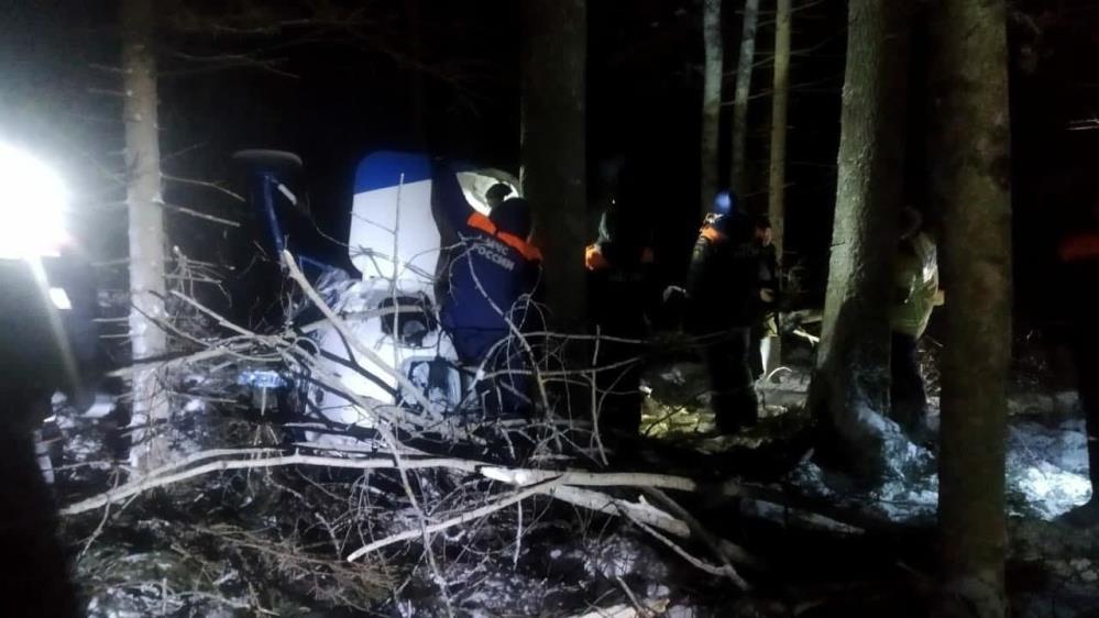 Rusya’da düşen helikopter enkazına ulaşıldı: 1 ölü, 1 yaralı