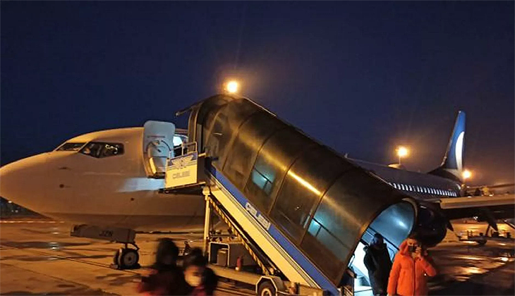 Anadolujet uçağı Erzurum’a acil iniş yaptı