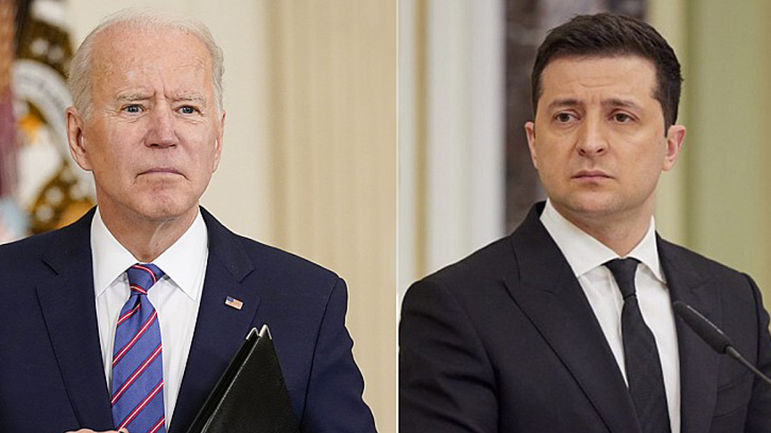 Zelenskiy ile Biden, Donbass’ı görüştü